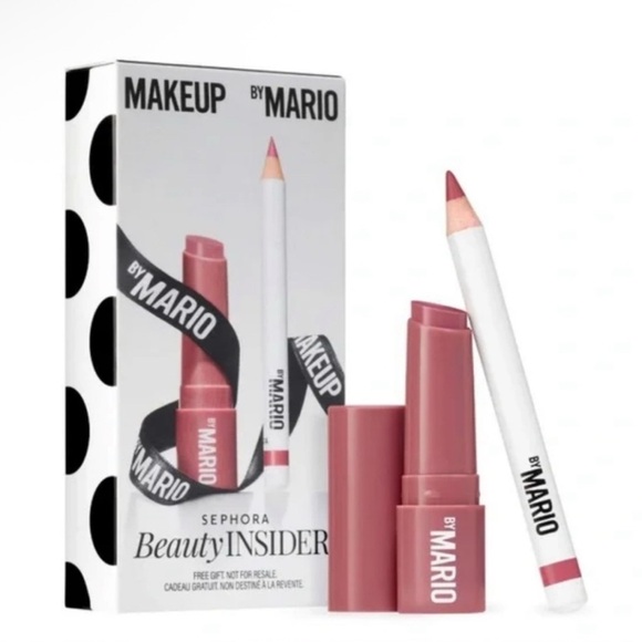 Sephora Makeup by Mario Birthday Gift Set with Lip Serum and Lip Pencil New Box - Picture 1 of 2